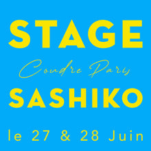 Charger l'image dans la galerie, Stage Sashiko le 27 &amp; 28 Juin 2026 (Paris 11ème)