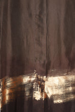 Charger l&#39;image dans la galerie, Chemise en soie maron vintage
