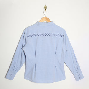 Chemise en coton Sashiko