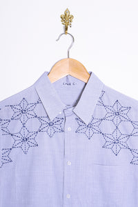 Chemise en coton Sashiko