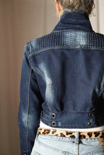 Cargar imagen en el visor de la galería, Veste en jeans crop Boro