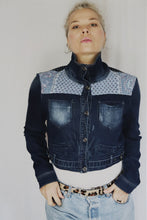 Load image into Gallery viewer, Veste en jeans crop Boro