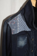 Load image into Gallery viewer, Veste en jeans crop Boro