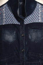 Load image into Gallery viewer, Veste en jeans crop Boro