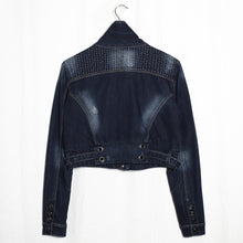 Load image into Gallery viewer, Veste en jeans crop Boro