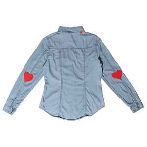 Chemise en jean's Coeur Boro