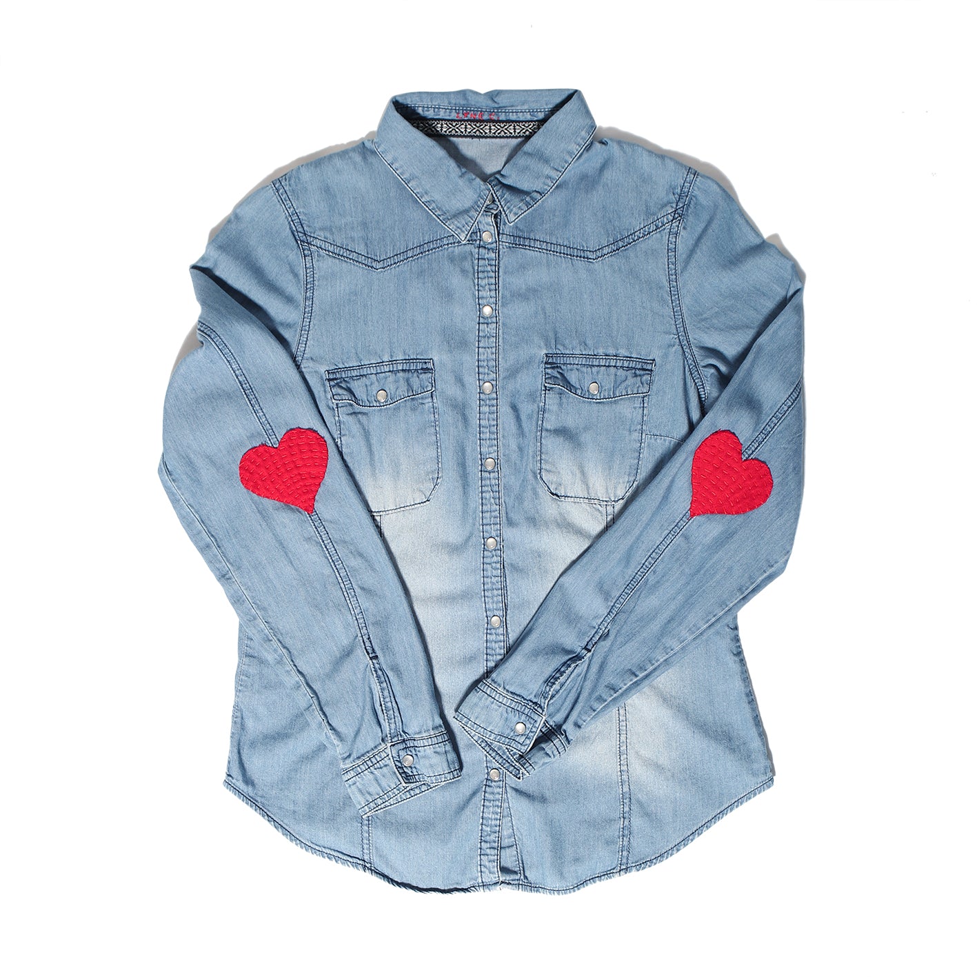 Chemise en jean's Coeur Boro