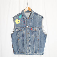 Charger l&#39;image dans la galerie, Veste en jean&#39;s sans manche