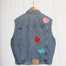 Charger l&#39;image dans la galerie, Veste en jean&#39;s sans manche