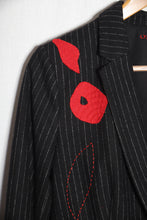 Charger l'image dans la galerie, Veste noire à rayure blanche
