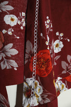 Cargar imagen en el visor de la galería, Cache coeur à fleurs Sashiko