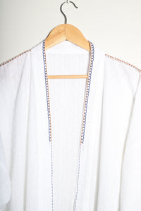 Kimono blanc Sashiko
