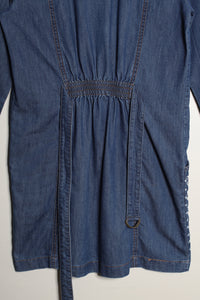 Robe chemise Sashiko