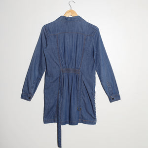 Robe chemise Sashiko