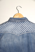 画像をギャラリービューアに読み込む, Robe chemise en jeans Sashiko