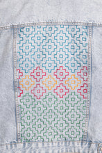 Load image into Gallery viewer, Veste en Jeans Sashiko