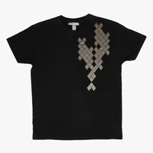 Load image into Gallery viewer, T-shirt noir Graphique bronze
