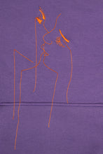 Charger l&#39;image dans la galerie, Hoodie violet Love me tender, Love me true