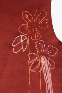 Robe rouille Flower Power