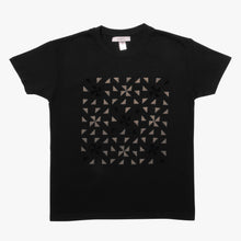 Cargar imagen en el visor de la galería, T-shirt noir graphique noir et bronze / S /