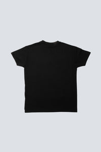 T-shirt noir graphique noir et bronze / S /