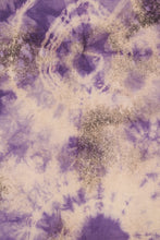 Charger l&#39;image dans la galerie, T-shirt manches longues batik violet / M/L /