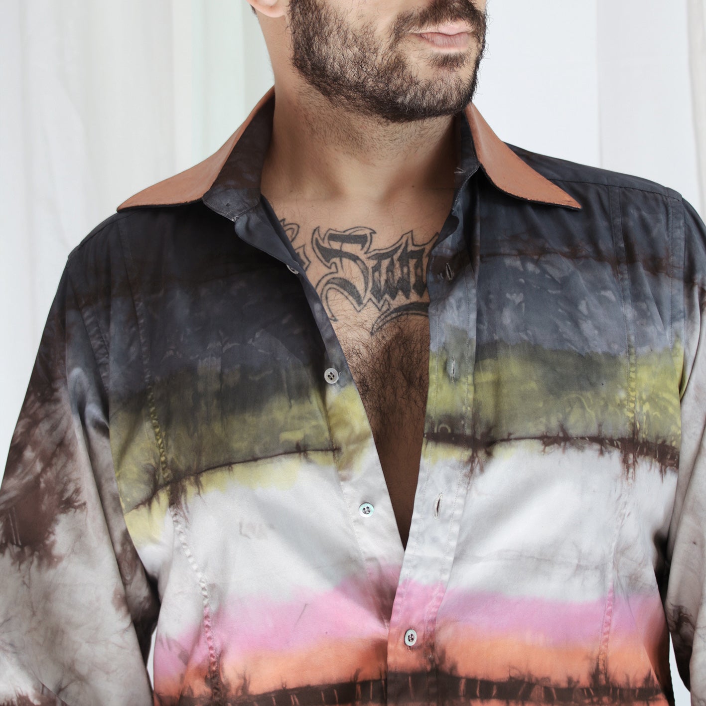 Chemise homme 2025 multicolore