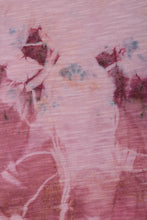 Cargar imagen en el visor de la galería, T-shirt rose Flower Power