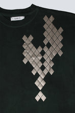 Charger l&#39;image dans la galerie, T-shirt recyclé vert Arlecchino