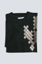 Load image into Gallery viewer, T-shirt recyclé vert Arlecchino