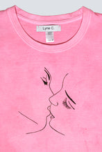 Cargar imagen en el visor de la galería, T-shirt rose love me tender love me true