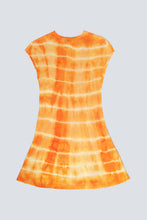 Cargar imagen en el visor de la galería, Robe upcyclée Shibori orange