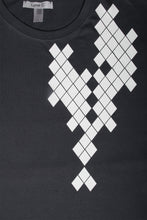 Load image into Gallery viewer, T-shirt gris souris graphique flex blanc