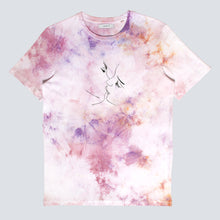 Load image into Gallery viewer, T-shirt tie and dye Love me tender Love me true